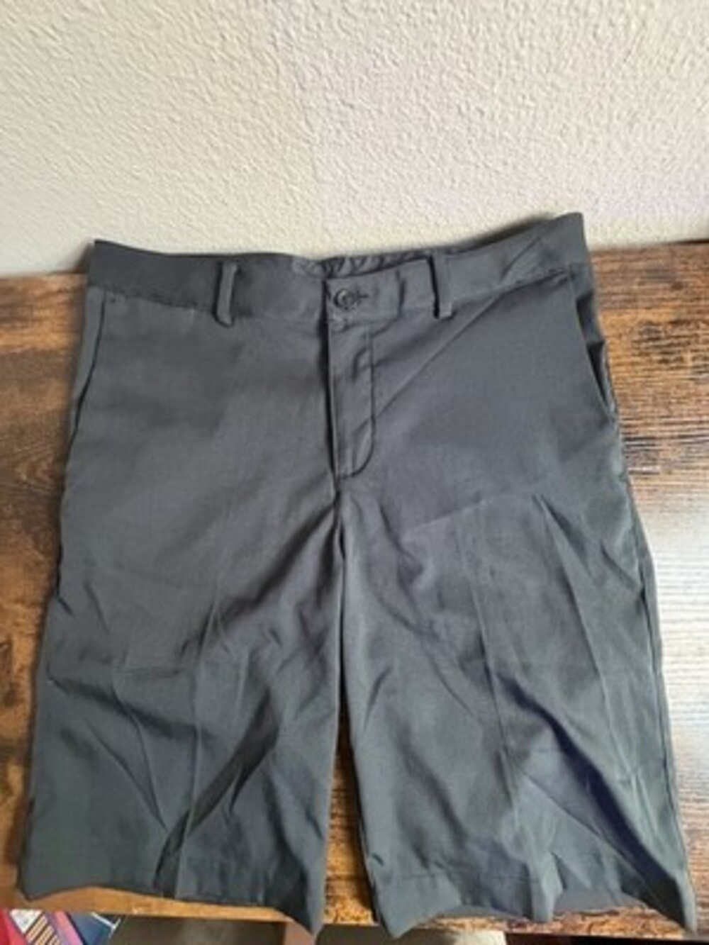 Nike Golf Dri-FIT Tour Performance Boys Flat Front Shorts Black Size Large